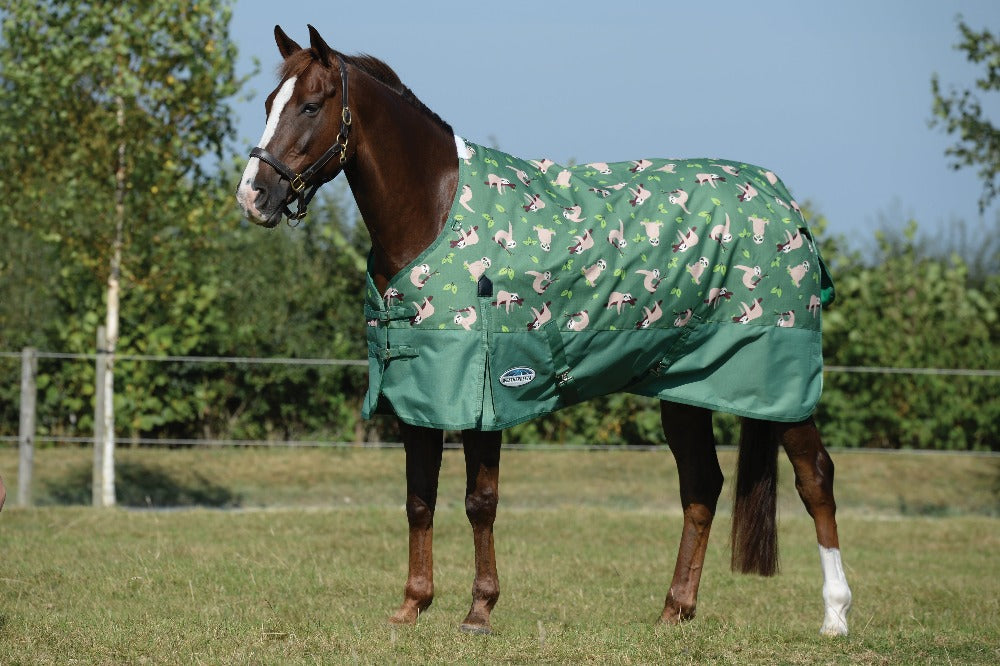 WeatherBeeta ComFiTec Essential Standard Neck Turnout Blanket (220g Medium) - Closeout