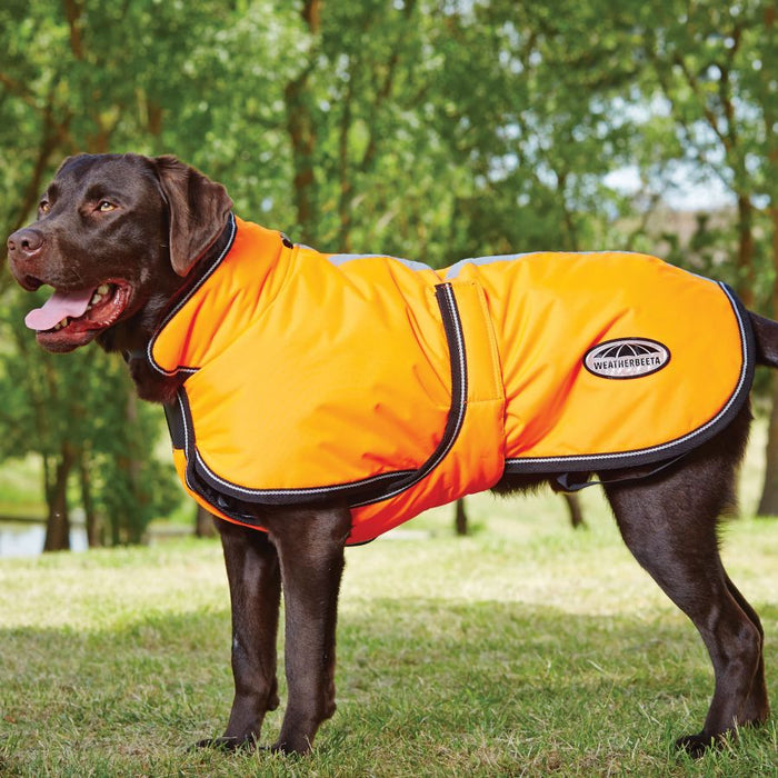 WeatherBeeta ComFiTec Reflective Parka 300D Deluxe Dog Coat - CLOSEOUT