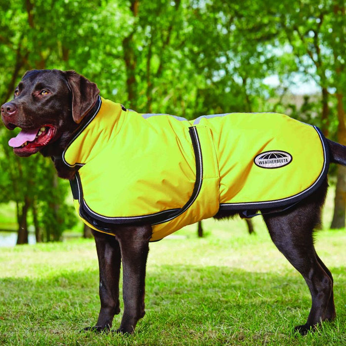 WeatherBeeta ComFiTec Reflective Parka 300D Deluxe Dog Coat - CLOSEOUT