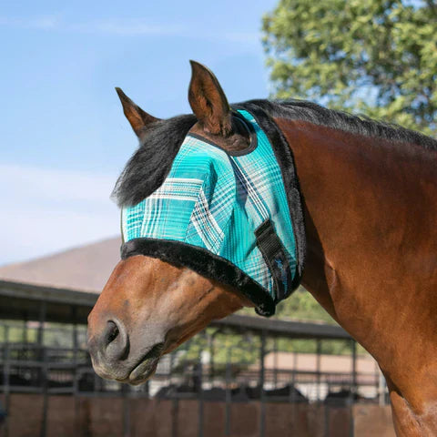 Kensington Fly Mask (With Fleece Trim + Open Ear Design + Forelock Freedom + 73% UV)