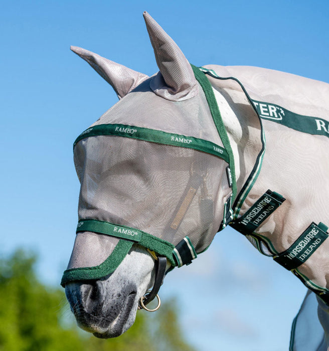 Rambo Plus Fly Mask With Ears