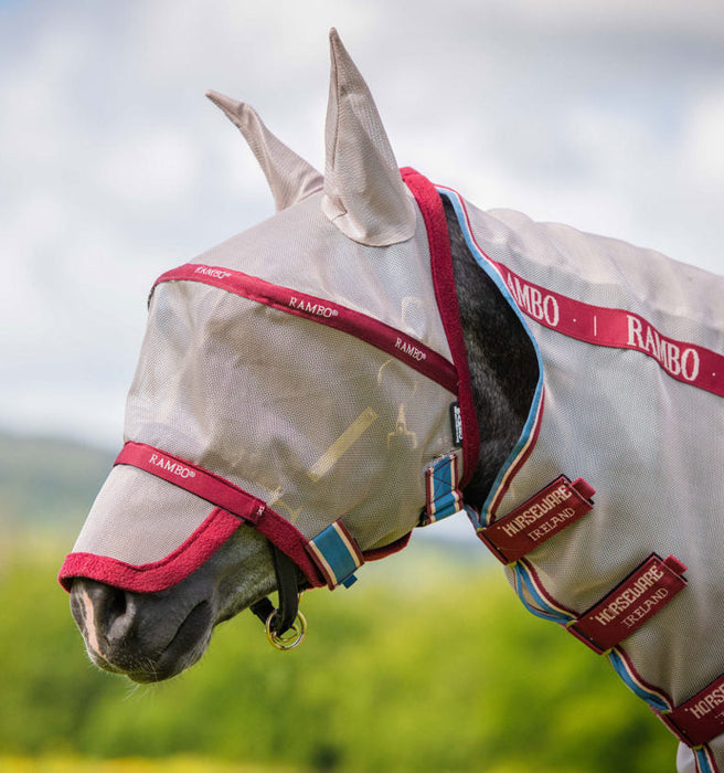 Rambo Plus Fly Mask With Ears