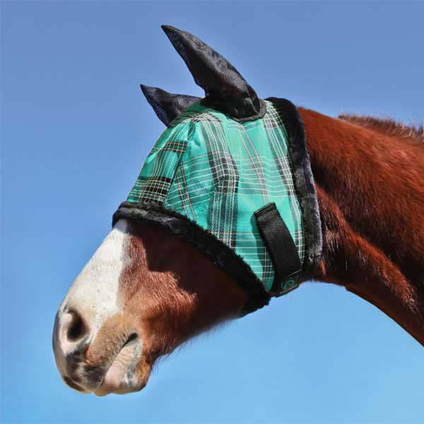 Kensington Fly Mask With Fleece Trim With Ears Closeout