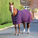 Shires Tempest Original Team Shires Cooler (No Fill) in Navy with Red Check - On Horse